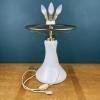 Large classic swirl Murano table lamp Mushroom Italy 1970s Mid-century italian modern