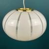 Classic white murano pendant lamp Italy 1970s Italian mid-century modern lighting