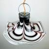 Original murano pendant lamp Flower by AV Mazzega Italy 1970s