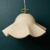 Large murano glass pendant lamp Italy 1970s Mid-century italian modern lighting
