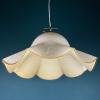 Large murano glass pendant lamp Italy 1970s Mid-century italian modern lighting