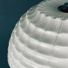 Large white Murano table lamp Mushroom Italy 1970s Mid-century italian modern