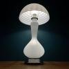 Large white Murano table lamp Mushroom Italy 1970s Mid-century italian modern