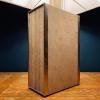 Travertine marble table lamp Italy 1970s Mid-century Modern Italian lighting