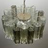Murano chandelier Tronchi Italy 1970s Mid-century italian modern 36 glass elements