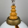 Large murano pendant lamp Italy 1970s Italian mid-century modern lighting