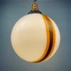 Large murano pendant lamp Italy 1970s Italian mid-century modern lighting