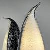 Murano table lamps Penguin Italy 1980s Set of 2 Mid-century italian lighting