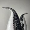 Murano table lamps Penguin Italy 1980s Set of 2 Mid-century italian lighting