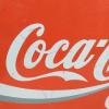 Coca-Cola metal plate