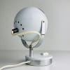 Mid-century white desk lamp Eyeball Italy 60s Retro lighting Space Age Atomic