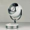 Mid-century white desk lamp Eyeball Italy 60s Retro lighting Space Age Atomic