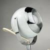Mid-century white desk lamp Eyeball Italy 60s Retro lighting Space Age Atomic