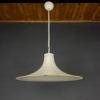 Mid-century beige murano glass pendant lamp Italy 1970s Handblown murano chandelier