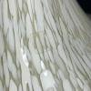 Mid-century beige murano glass pendant lamp Italy 1970s Handblown murano chandelier
