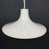 Mid-century beige murano glass pendant lamp Italy 1970s Handblown murano chandelier