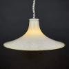 Mid-century beige murano glass pendant lamp Italy 1970s Handblown murano chandelier