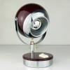 Mid-century cherry desk lamp Eyeball Italy 60s Retro lighting Space Age Atomic