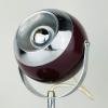 Mid-century cherry desk lamp Eyeball Italy 60s Retro lighting Space Age Atomic