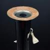 Metal floor lamp with magnet by Goffredo Reggiani Italy 1960s