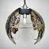 Murano glass pendant lamp by Mazzega Italy 1970s Mid-century modern italian lighting