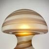 Murano Vetri swirl mushroom table lamp Italy 1970s