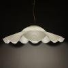 Large murano glass pendant lamp Italy 1970s Mid-century italian modern lighting