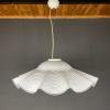 Large murano glass pendant lamp Italy 1970s Mid-century italian modern lighting