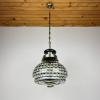 Murano glass pendant lamp Italy 1960s Space age Mid-century modern italian lighting
