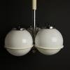 Gino Sarfatti murano glass globe pendant lamp Italy 1960s