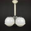 Gino Sarfatti murano glass globe pendant lamp Italy 1960s