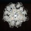 Murano chandelier Calla Lily by Venini Italy 1960s Flower chandelier