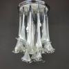 Murano chandelier Calla Lily by Venini Italy 1960s Flower chandelier