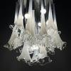Murano chandelier Calla Lily by Venini Italy 1960s Flower chandelier