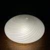 Classic swirl murano glass ceiling or wall lamp Italy 1970s