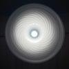 Classic swirl Murano glass pendant lamp Vetri Murano Italy 70s