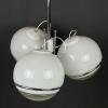 Gino Sarfatti large globe chandelier Italy 1960s