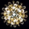 Murano chandelier Italy 1960s Mid-century modern italian lighting 36 murano glass plates