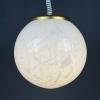 Classic white murano pendant lamp Italy 1970s Italian mid-century modern lighting