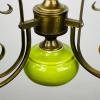 Vintage porcelain chandelier Italy 1950s