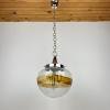 Murano glass pendant lamp Italy 1970s Space age Mid-century modern italian lighting