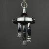 Murano glass pendant lamp Italy 1970s Space age Mid-century modern italian lighting