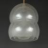 Murano pendant lamp by Carlo Nason for Mazzega Italy 1960s