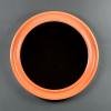 Mid-century orange bakelite mirror Carrara & Matta model America Italy 1970